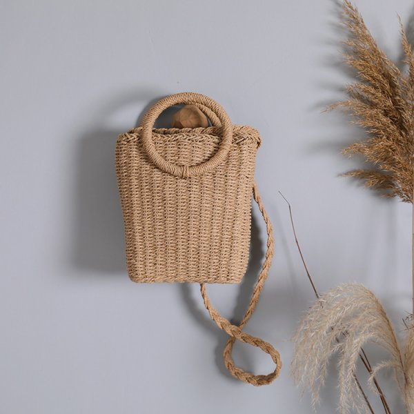 Fashion Straw Bag Single-Shoulder Diagonal Bag