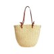 Women's One Shoulder Straw Cylindrical Bag