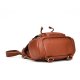 Backpack top layer cowhide bag and single shoulder bag