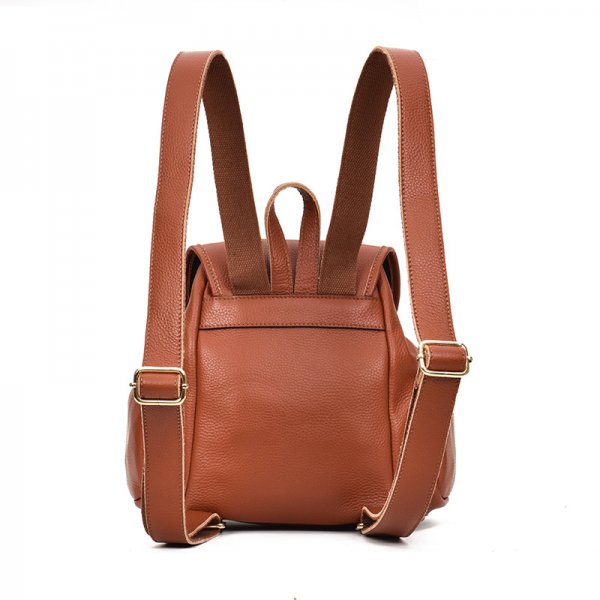 Backpack top layer cowhide bag and single shoulder bag